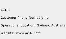 ACDC Phone Number Customer Service