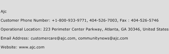 AJC Phone Number Customer Service