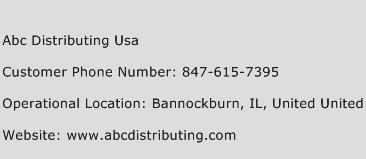 Abc Distributing Usa Phone Number Customer Service