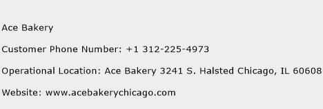 Ace Bakery Phone Number Customer Service