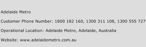 Adelaide Metro Phone Number Customer Service