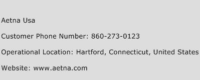 Aetna Usa Phone Number Customer Service