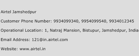 Airtel Jamshedpur Phone Number Customer Service
