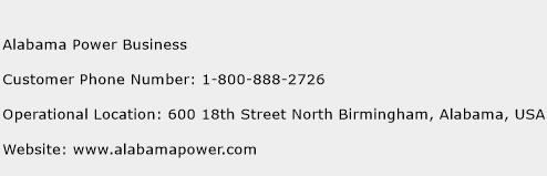 Alabama Power Business Phone Number Customer Service