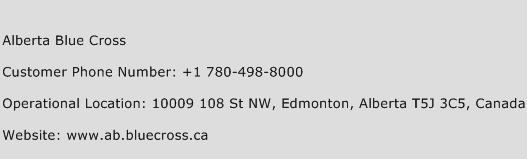 Alberta Blue Cross Phone Number Customer Service