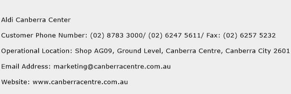 Aldi Canberra Center Number | Aldi Canberra Center Customer Service Phone Number | Aldi Canberra ...