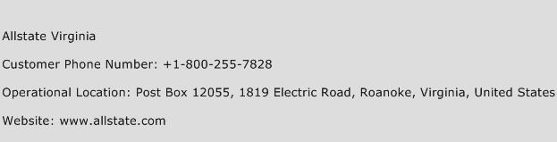 Allstate Virginia Phone Number Customer Service