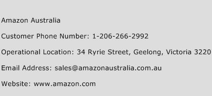 amazon 24 7 customer service number australia