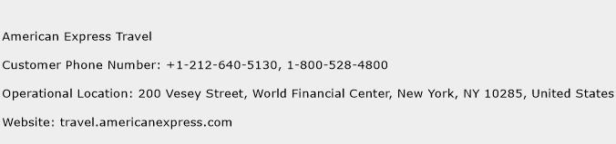 American Express Travel Contact Number | American Express Travel