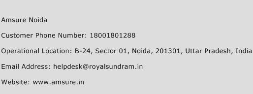 Amsure Noida Phone Number Customer Service