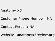 Anatomy X5 Phone Number Customer Service