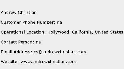 Andrew Christian Phone Number Customer Service