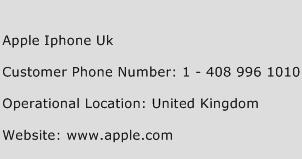 Apple IPhone Uk Phone Number Customer Service