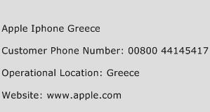 Apple Iphone Greece Phone Number Customer Service