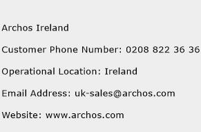 Archos Ireland Phone Number Customer Service