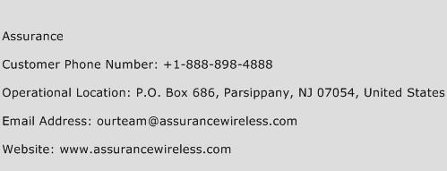 Assurance Phone Number Customer Service