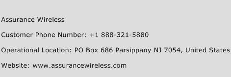 Assurance Wireless Phone Number Customer Service