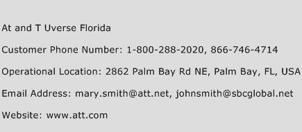 At and T Uverse Florida Phone Number Customer Service