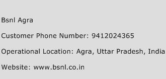 BSNL Agra Phone Number Customer Service