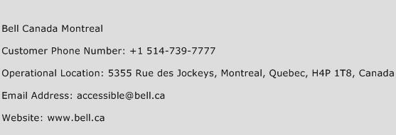 Bell Canada Montreal Contact Number | Bell Canada Montreal Customer Service Number | Bell Canada ...