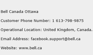 Bell Canada Ottawa Phone Number Customer Service