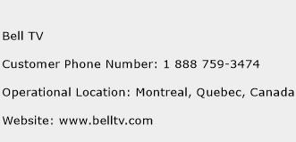Bell TV Phone Number Customer Service