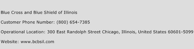 Blue Cross and Blue Shield of Illinois Contact Number ...