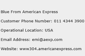 Blue From American Express Phone Number Customer Service