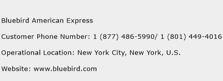 Bluebird American Express Phone Number Customer Service