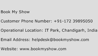 Book My Show Phone Number Customer Service