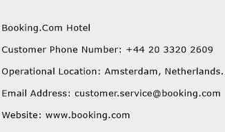 Booking.Com Hotel Phone Number Customer Service
