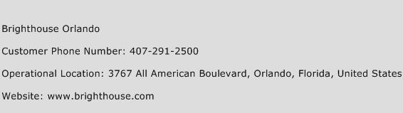 Brighthouse Orlando Phone Number Customer Service