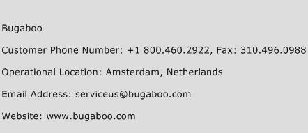 Bugaboo Phone Number Customer Service