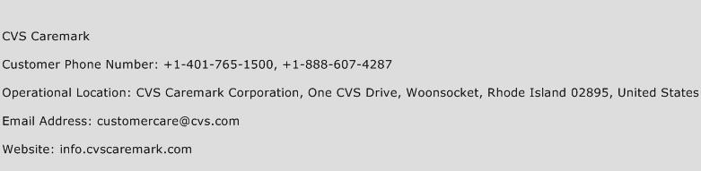 CVS Caremark Phone Number Customer Service