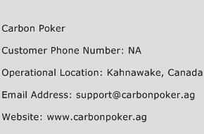 Carbon Poker Phone Number Customer Service