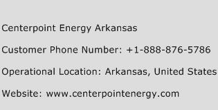 Centerpoint Energy Arkansas Phone Number Customer Service