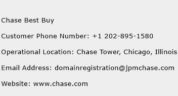 Chase Best Buy Phone Number Customer Service
