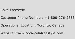 Coke Freestyle Phone Number Customer Service