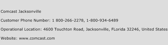Comcast Jacksonville Phone Number Customer Service