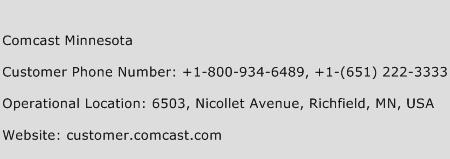 Comcast Minnesota Phone Number Customer Service