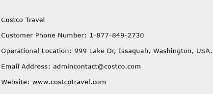 Costco Travel Phone Number Customer Service