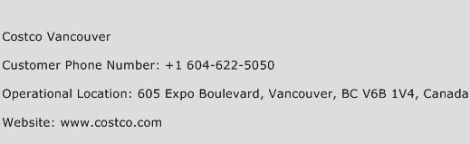 Costco Vancouver Phone Number Customer Service