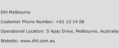 DHL Melbourne Phone Number Customer Service