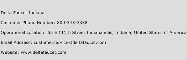 Delta Faucet Indiana Phone Number Customer Service