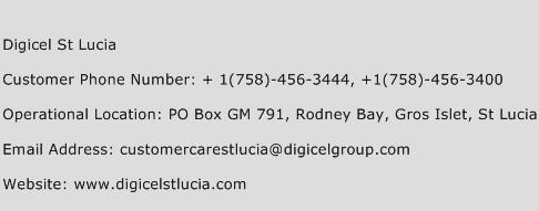 Digicel St Lucia Phone Number Customer Service