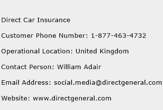 Direct Car Insurance Phone Number Customer Service