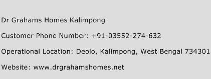 Dr Grahams Homes Kalimpong Phone Number Customer Service