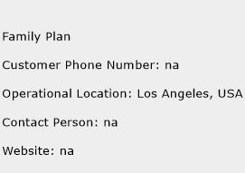 Family Plan Phone Number Customer Service