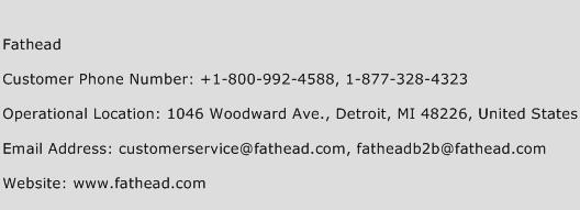 Fathead Phone Number Customer Service