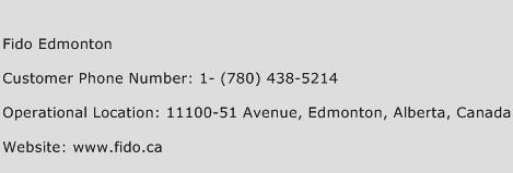 Fido Edmonton Phone Number Customer Service